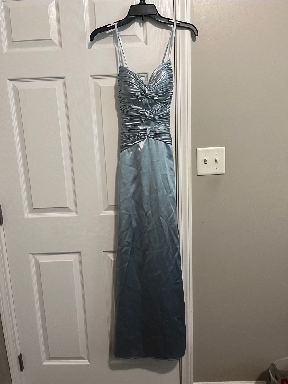 AW Bridal Blue Bridesmaid Dress